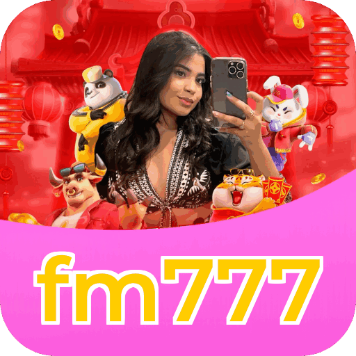 Interface do aplicativo fm777 mostrando jogos disponíveis no iOS e Android